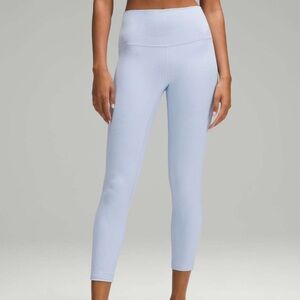 Lululemon Align Athletic High-Rise Pant 25" Leggings in Blue Linen Size 6